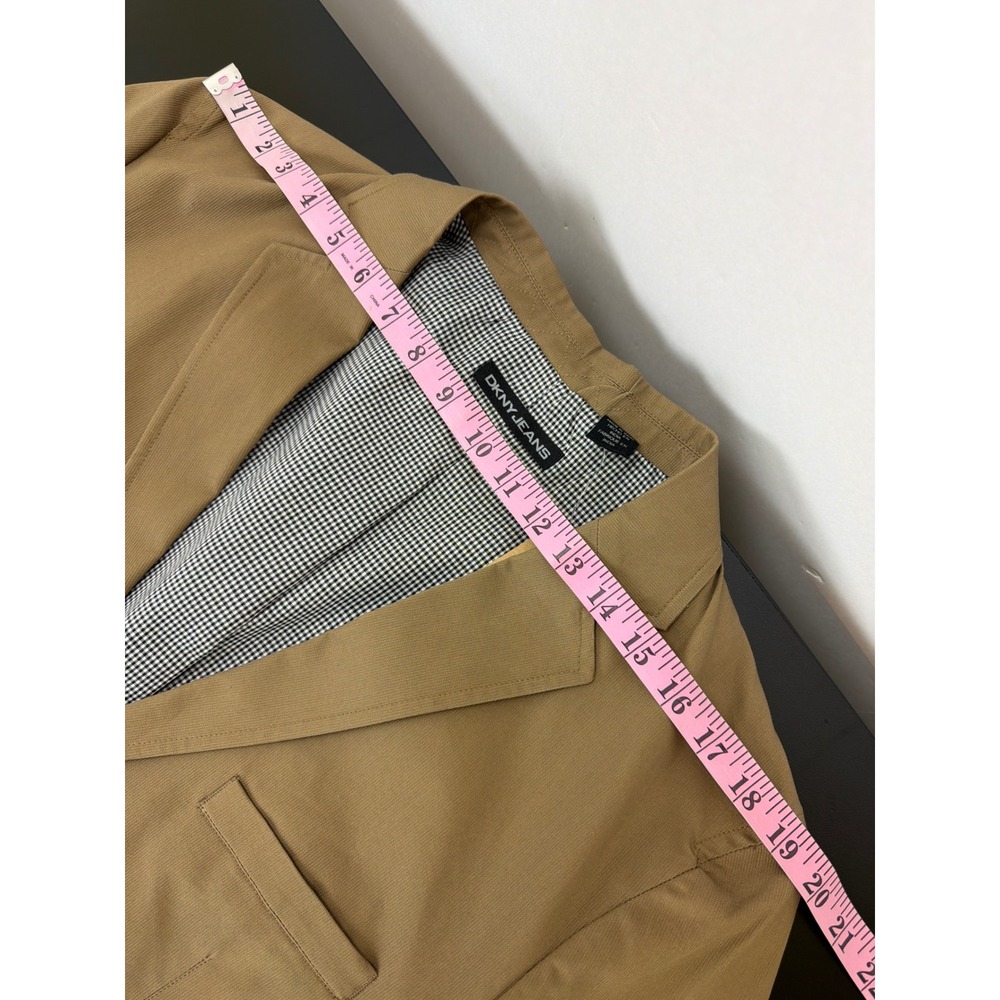 DKNY Jeans Mens Brown Cotton 2 Button Sport Coat Blazer XL Sporty Lightweight - Picture 14 of 14